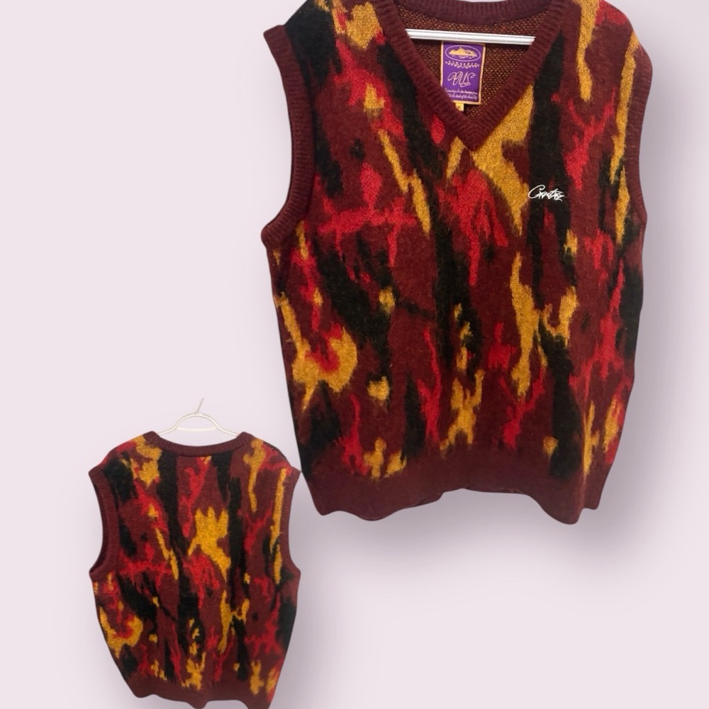 Chaps Multicolor Knit Vest for Men